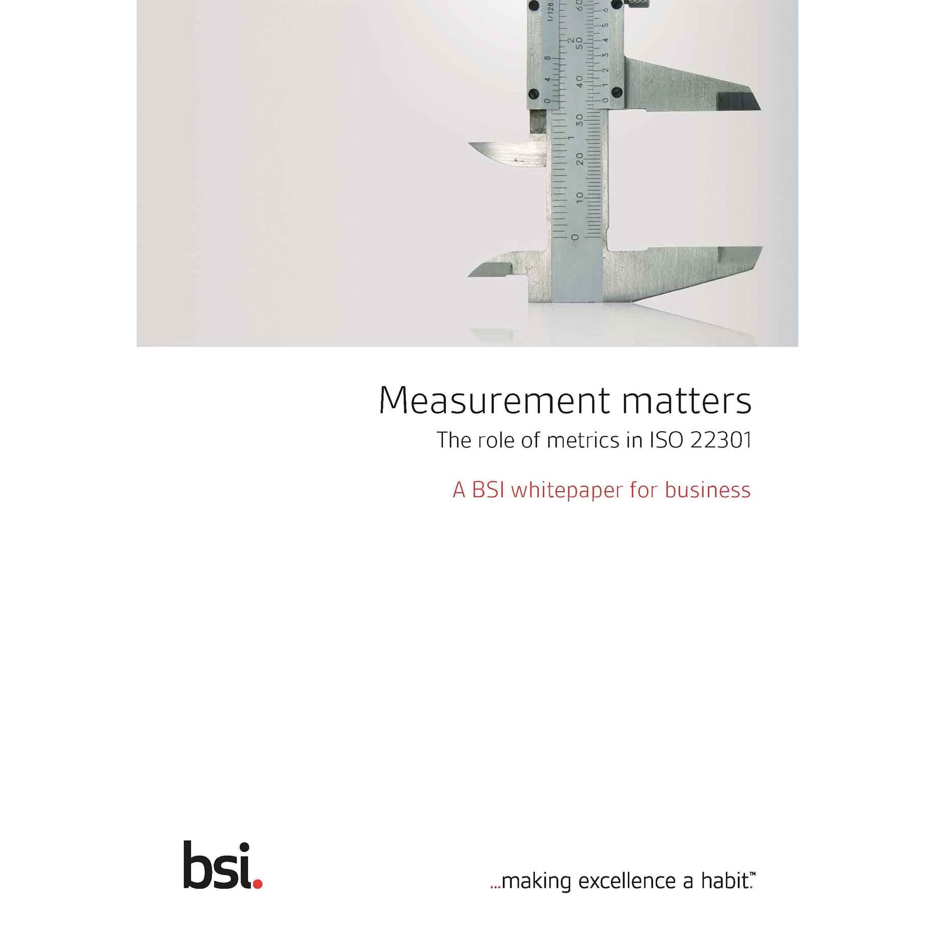Measurement matters - Whitepaper BCM